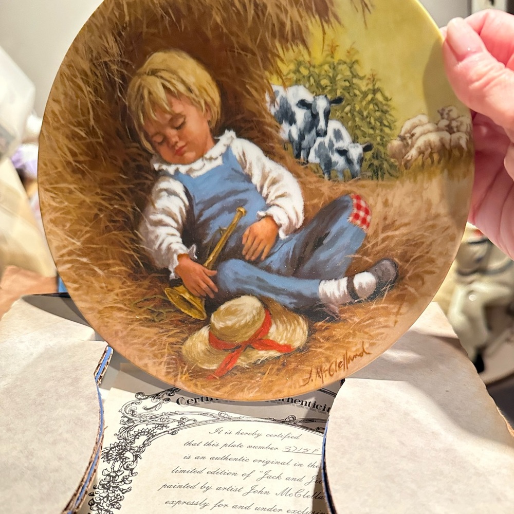 “Little Boy Blue” Collectors Plate